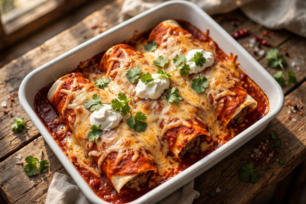 Beef Enchiladas